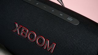 'XBoom' written on front of the LG XBoom Go XG8T