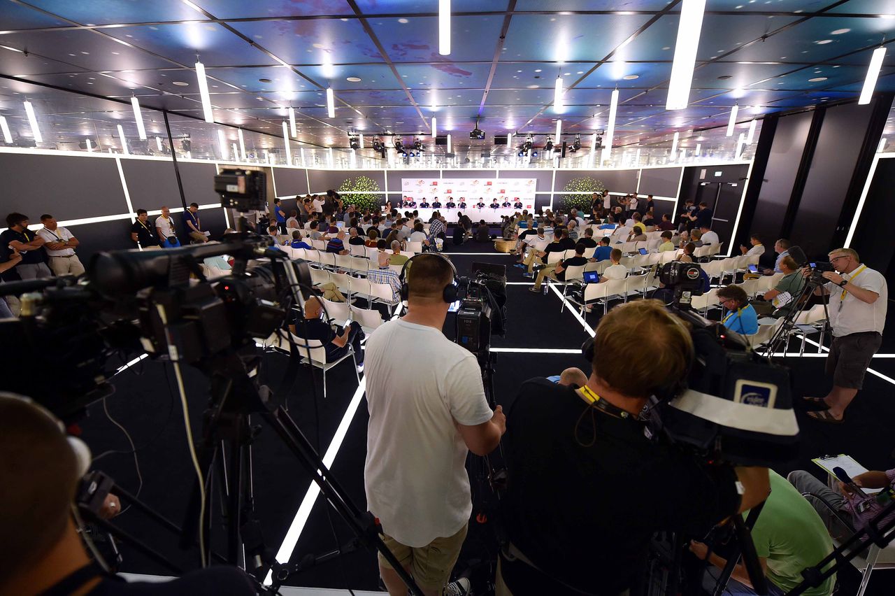 The Etixx-Quickstep press conference