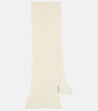 Acne Studios Cable-Knit Wool-Blend Scarf