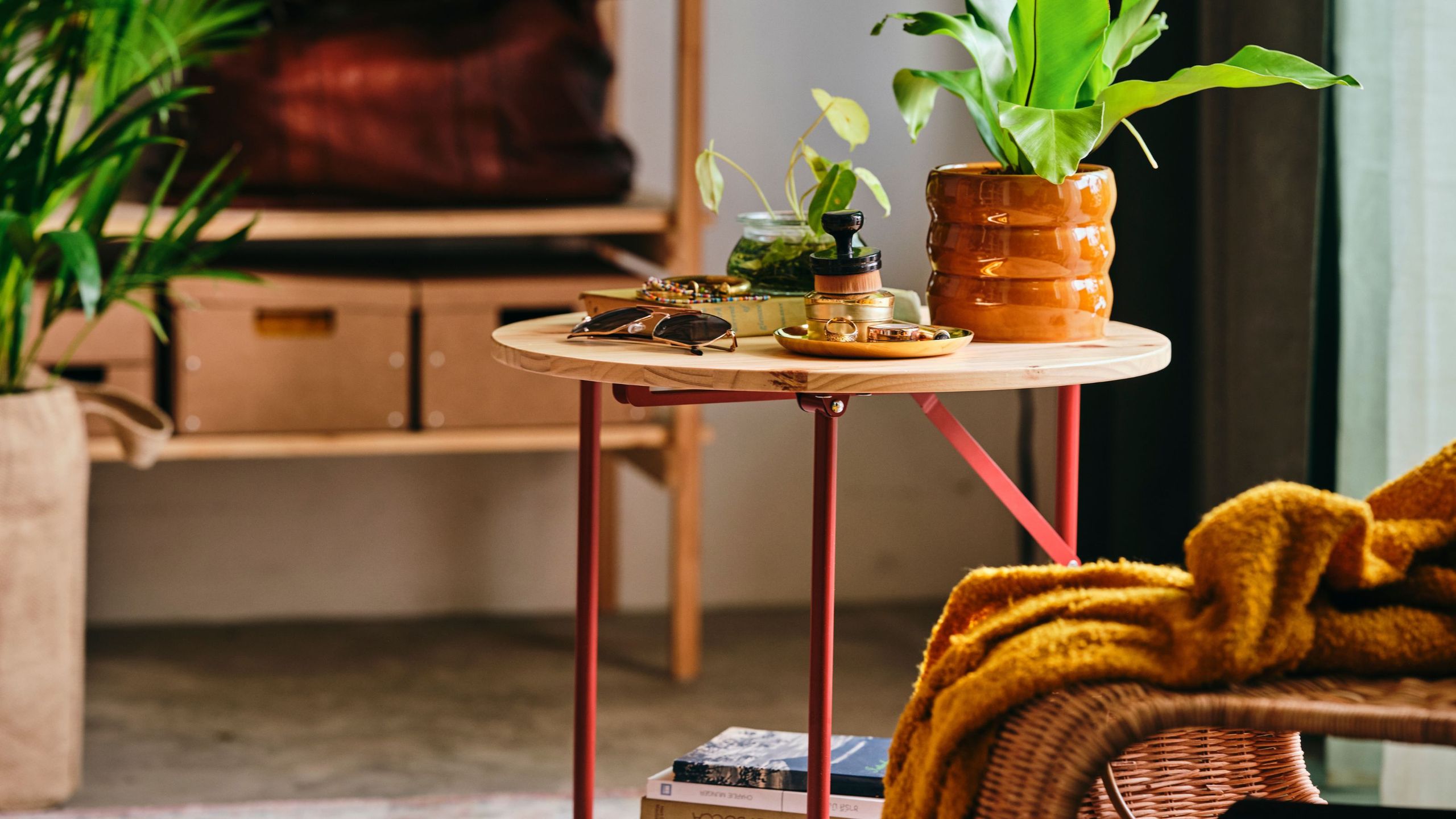 Wait, It Folds Down Flat? IKEA's Clever New KOMPISHÄNG Side Table Is a Dream for...