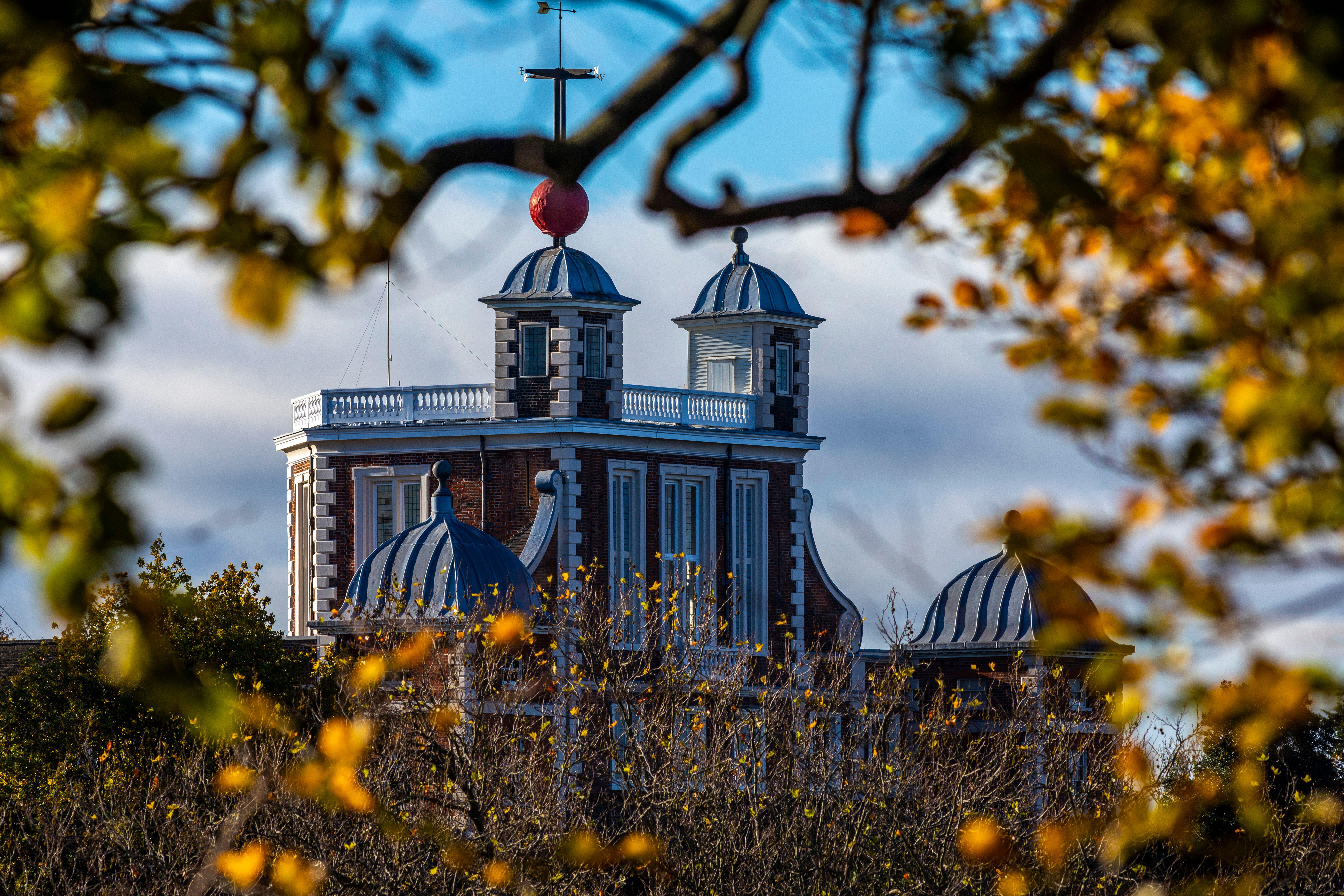 Autumn view of the Royal Observatory Greenwich, London