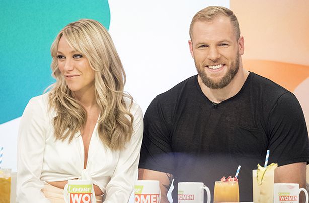 Chloe Madeley and James Haskell