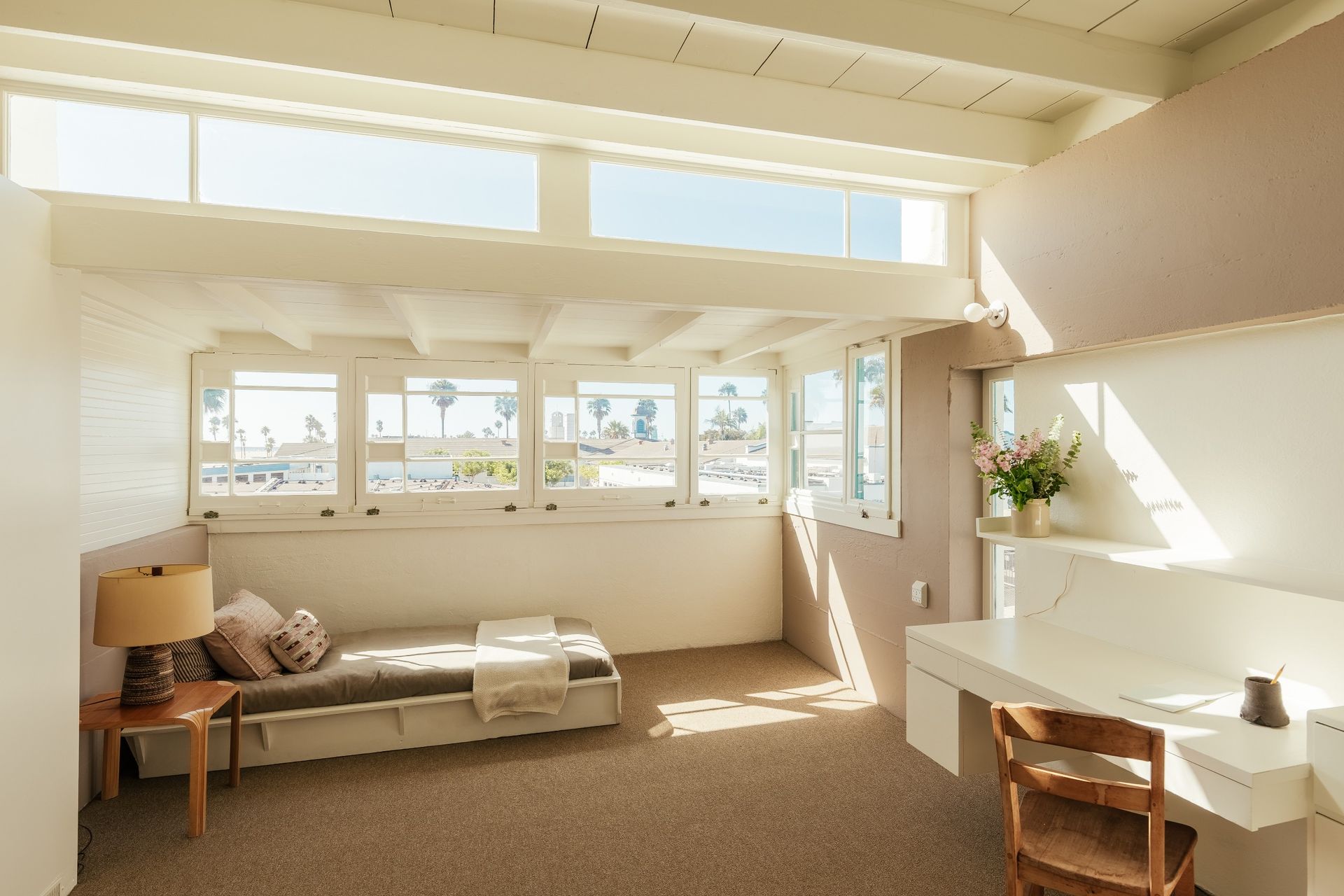 The bedrooms could originally be opened to the elements