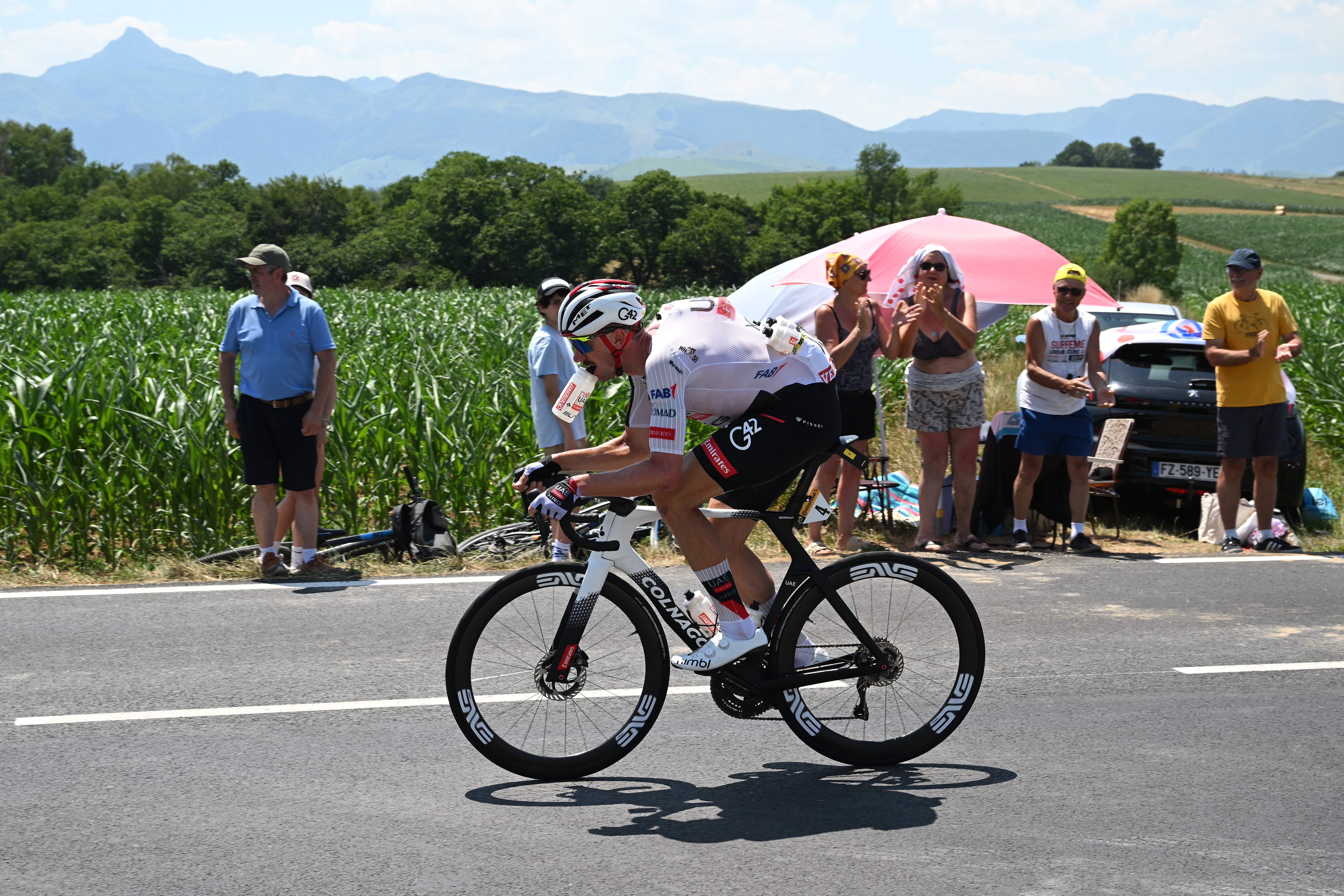 Brandon McNulty of United States and UAE Team Emirates - XRG competes during the 113th Tour de France 2026, Stage 6 