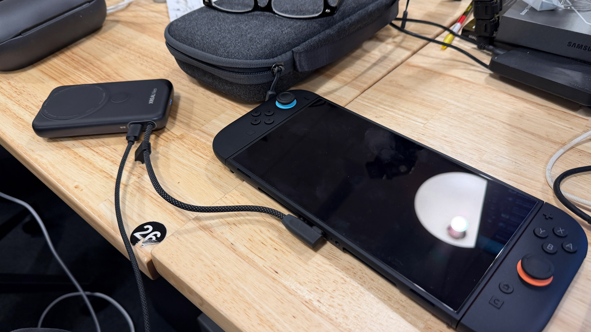 Xreal 1S connected to Nintendo Switch 2