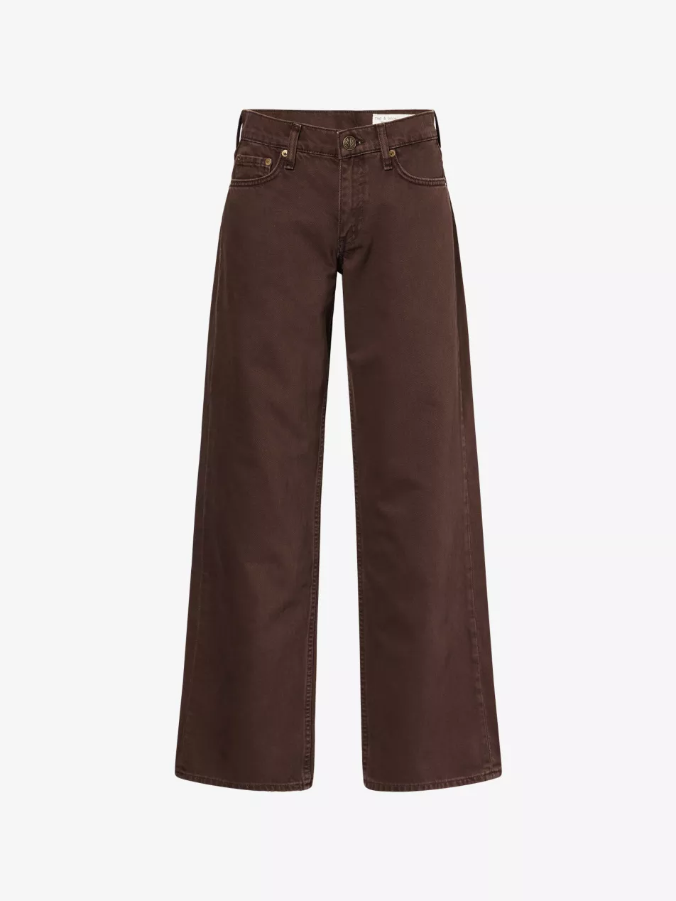 Saige Straight-Leg Denim Jeans - 23