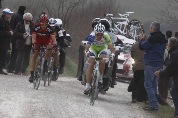 Paolo Longo Borgini (Liquigas-Cannondale) was very aggressive.
