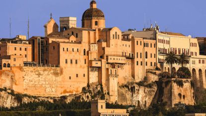Italy, Sardinia, Cagliari district, Cagliari, Castello quarter with the cathedral