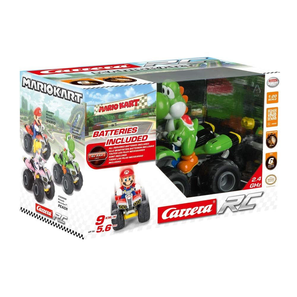 mario kart remote control car batteries