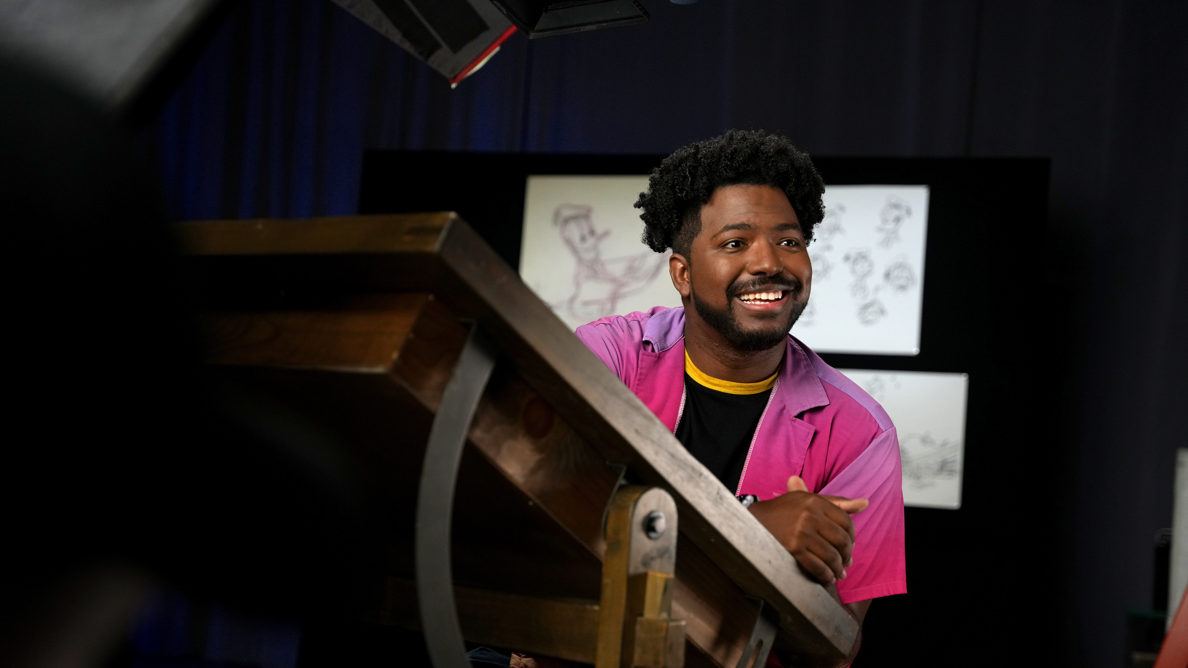 Olaf Draws at The Magic of Disney Animation, Hollywood Studios Disney World