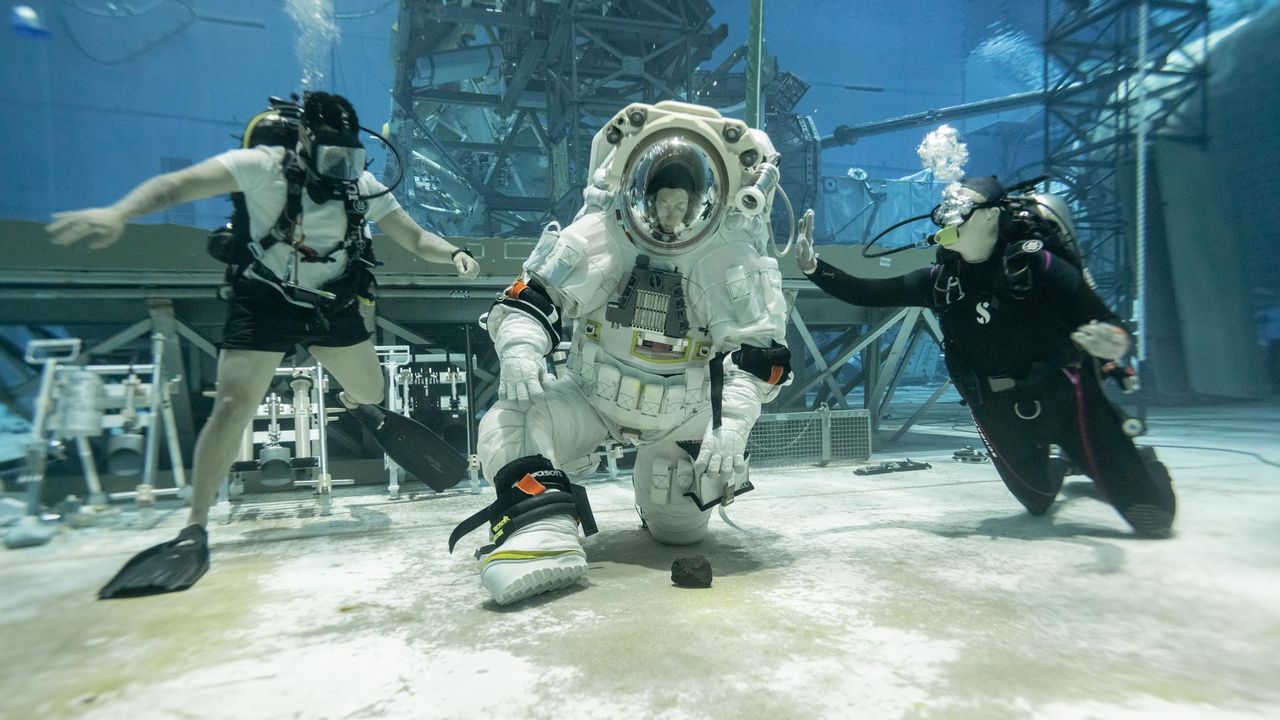 NASA astronauts take new moonsuit for a swim | Space photo of the day for Nov. 28, 2025
