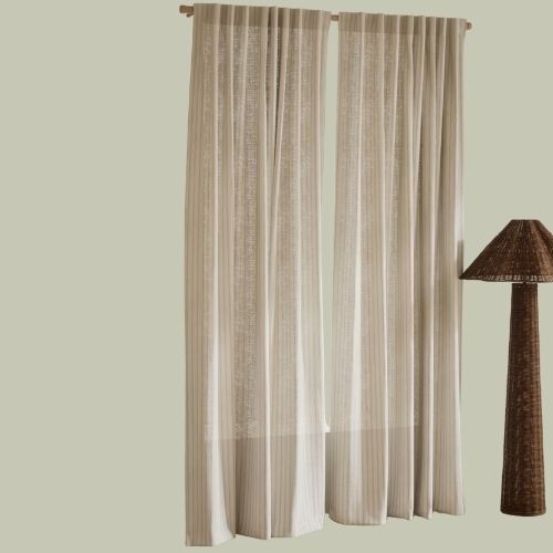 M&amp;amp;S, Cotton Linen Blend Sheer Multiway Curtains