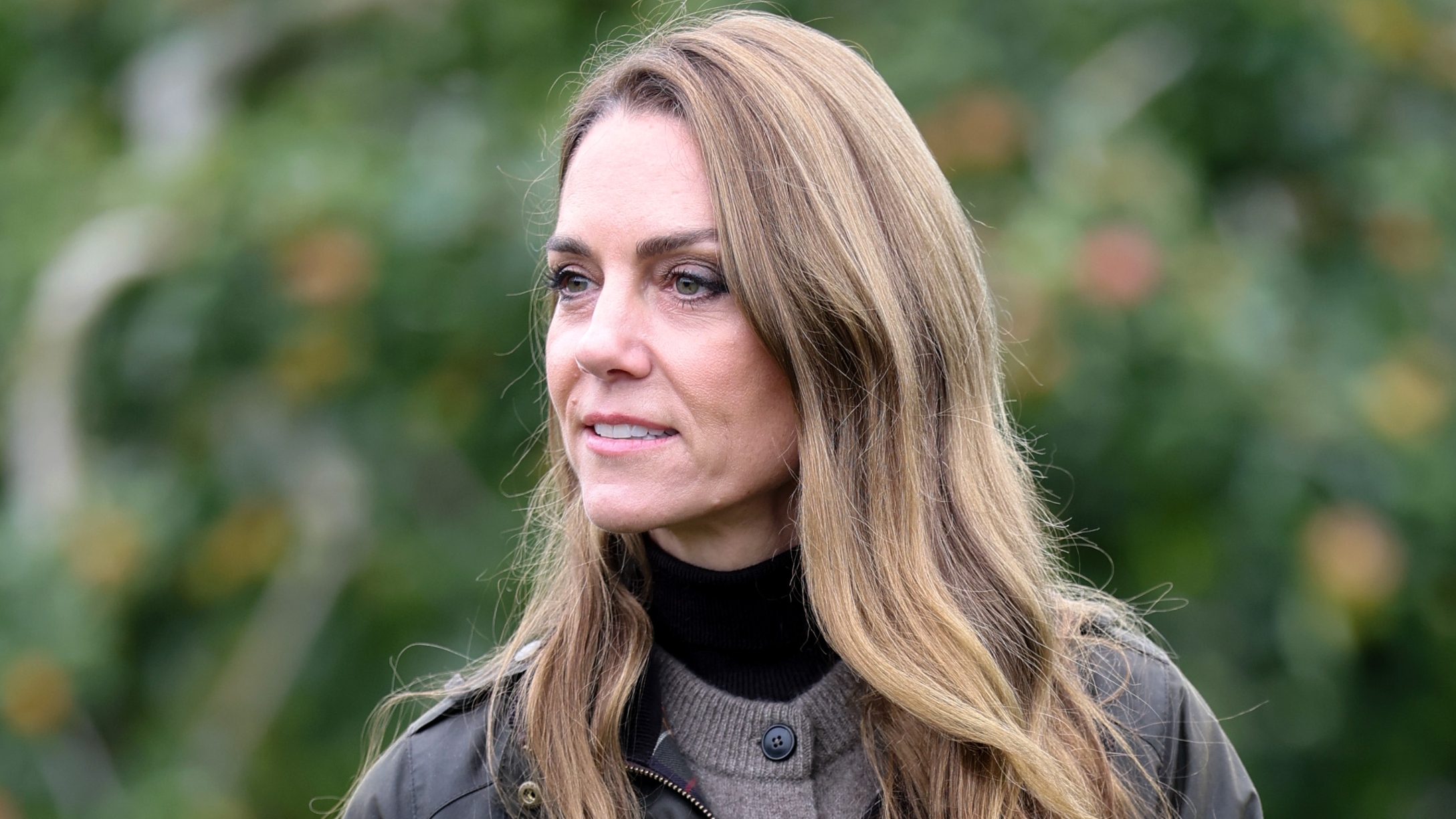 Catherine, Princess of Wales tours Long Meadow&amp;rsquo;s orchards during a visit to Long Meadow Cider on October 14, 2025