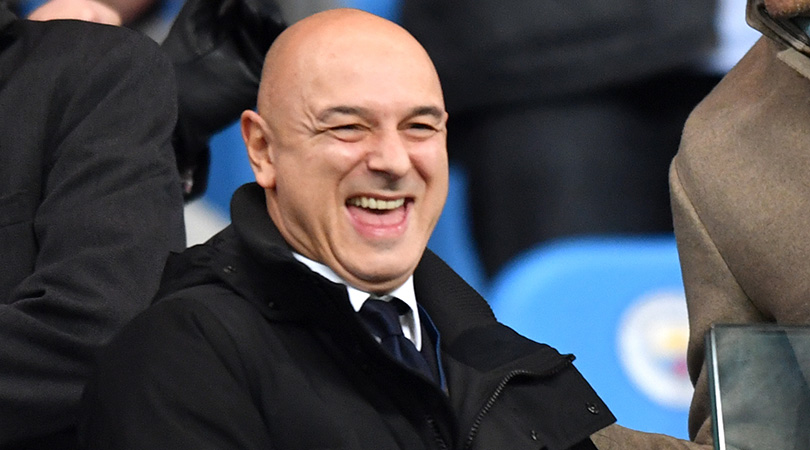 Daniel Levy Tottenham Hotspur chairman at Manchester City