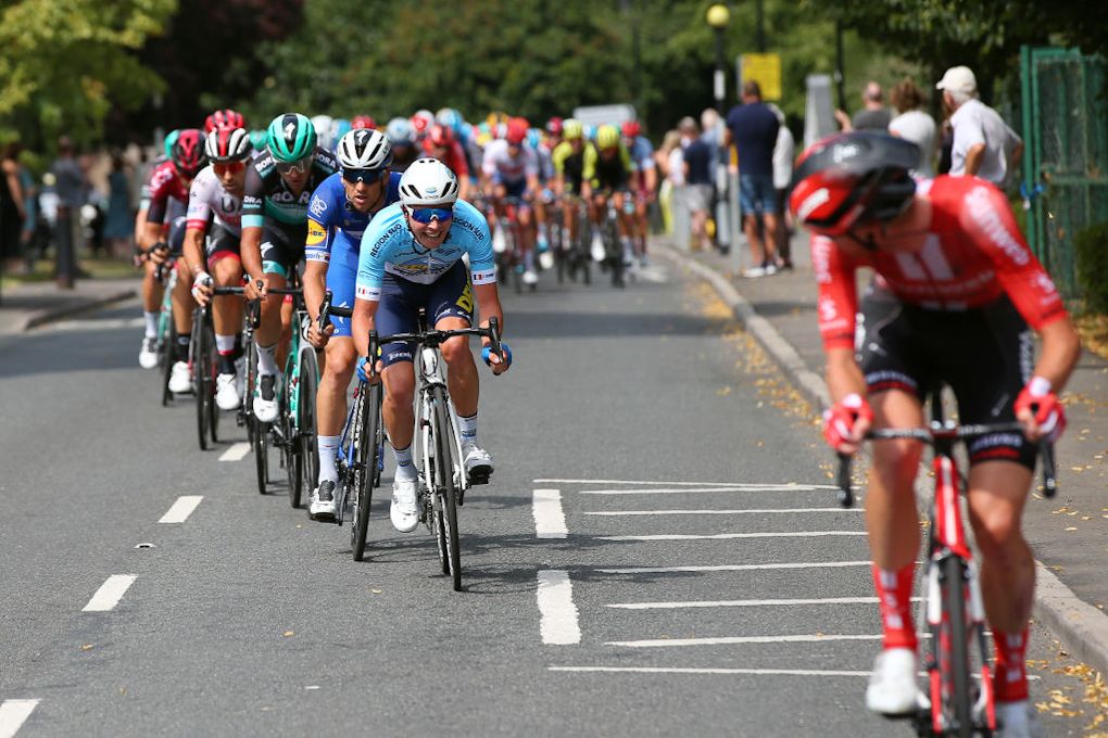 Early attacks flew near the start of the the RideLondon-Surrey Classic