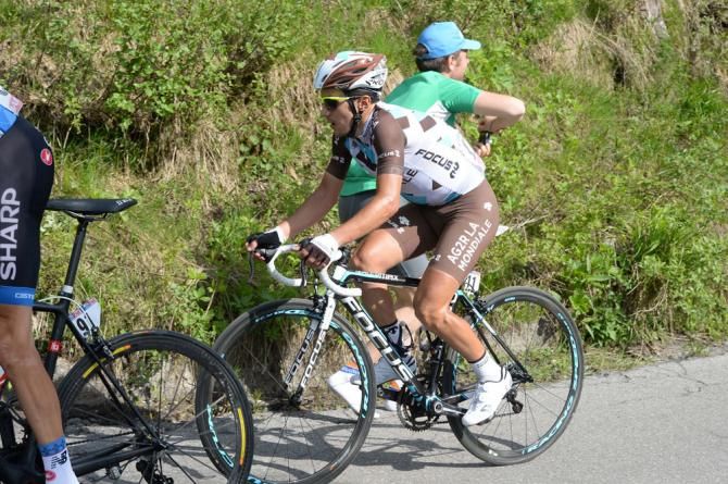 Domenico Pozzovivo (AG2R La Mondiale) didn't have the legs