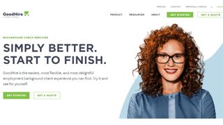 Website screenshot for GoodHire