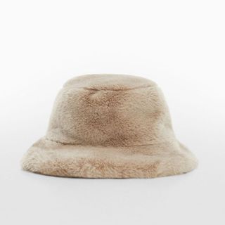 faux fur bucket hats