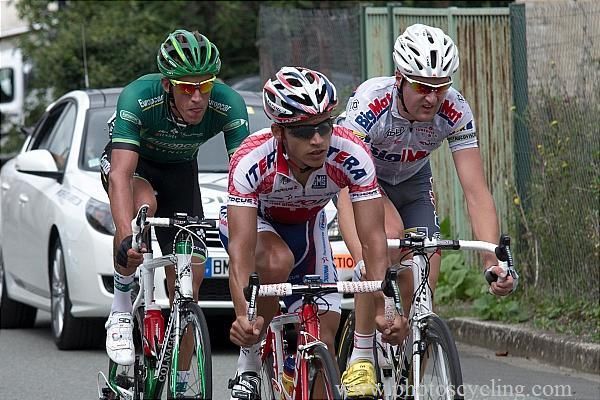 Katusha in the break.