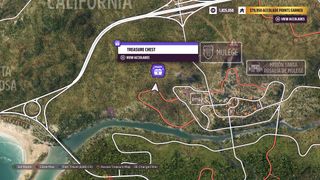Forza Horizon 5 treasure hunt new heights treasure chest location on map