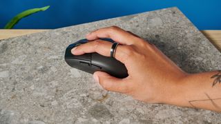 Photograph of the Logitech G305 Lightspeed wireless gaming mouse