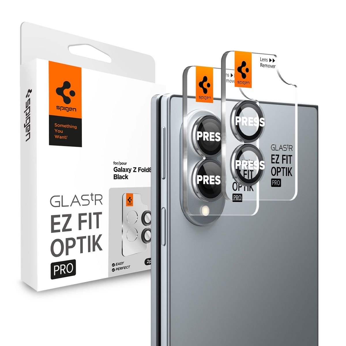 Spigen Glas.tR EZ Fit Optik Pro for Galaxy Z Fold 8