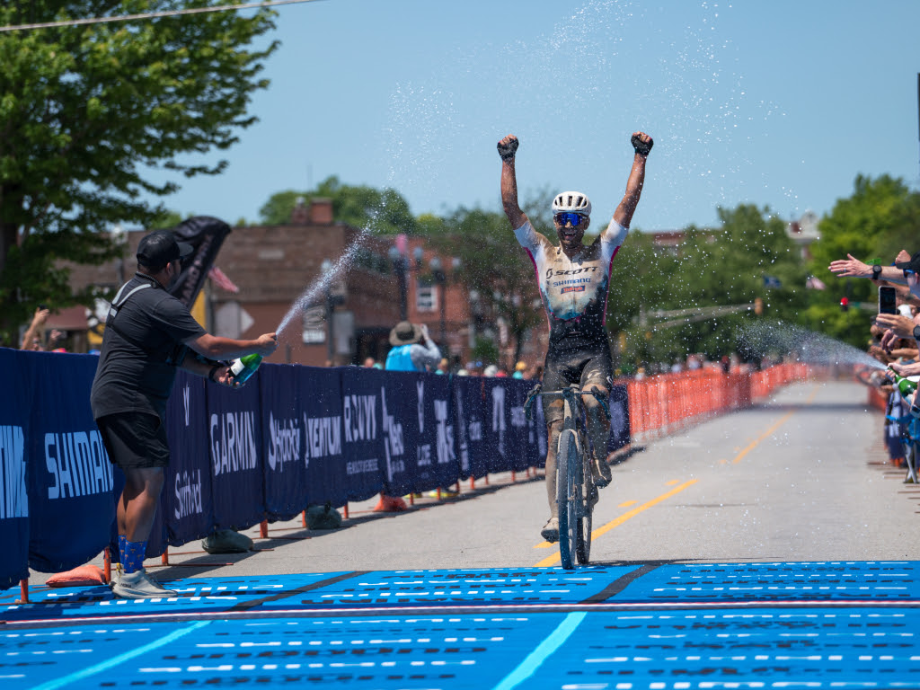 Cameron Jones broke free from his breakaway companion late in 2025 Unbound Gravel 200 to win solo