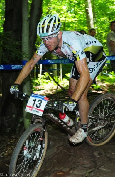 Florian Vogel (Scott Swisspower) could not quite make contact with the podium contenders