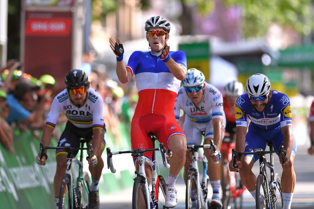 Arnaud Demare wins stage 8 at the Tour de Suisse