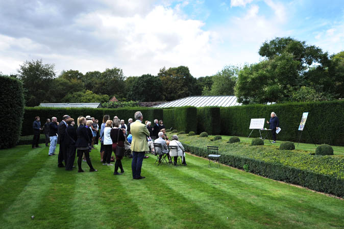 Wormsley Walled Garden at the Wormsley Estate was the venue for a Country Life guided tour and afternoon tea event, sponsored by the investment management specialists, Charles Stanley.