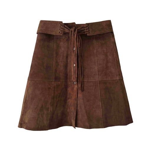 Suede Skirt