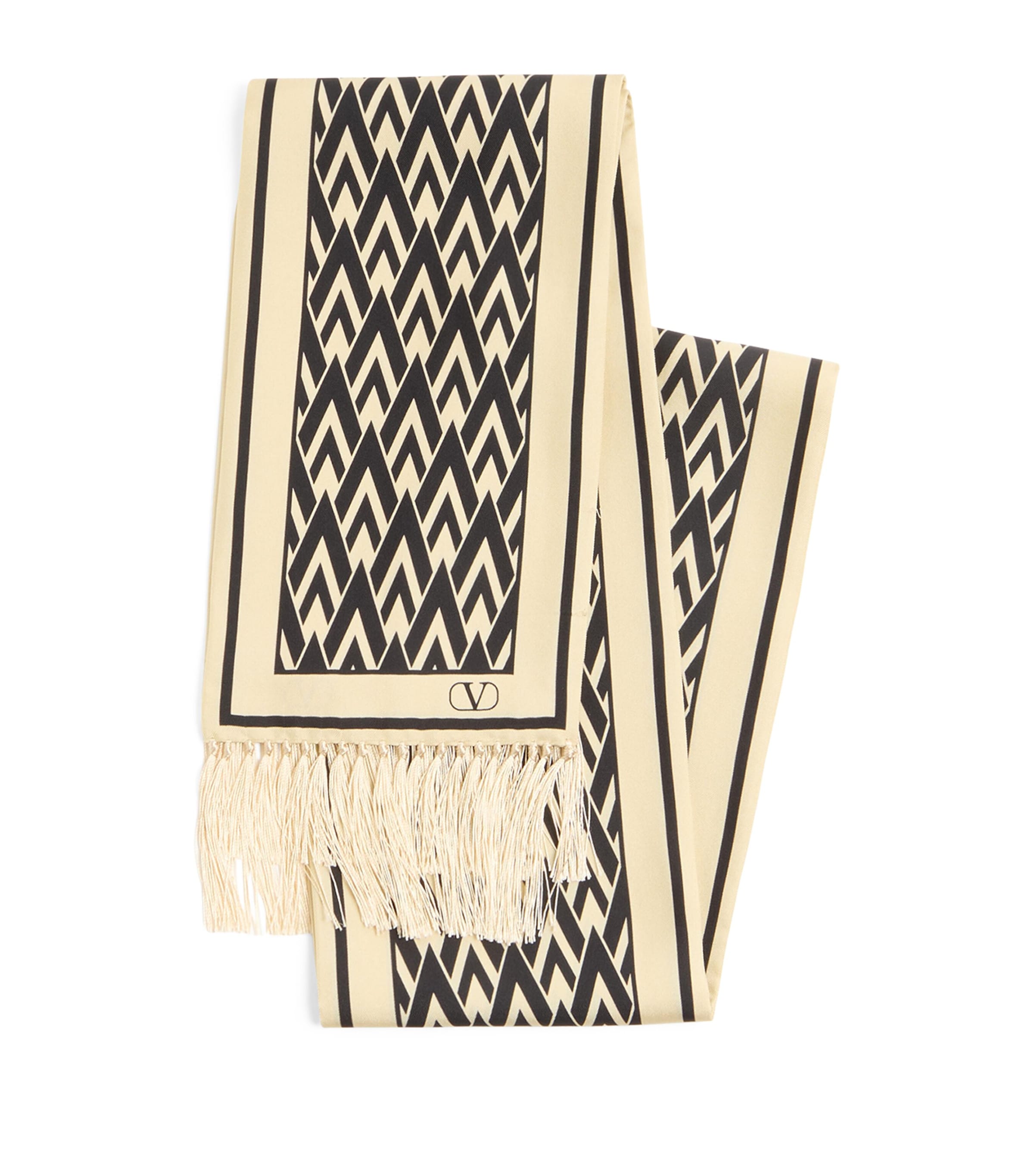 Silk Monogram Scarf