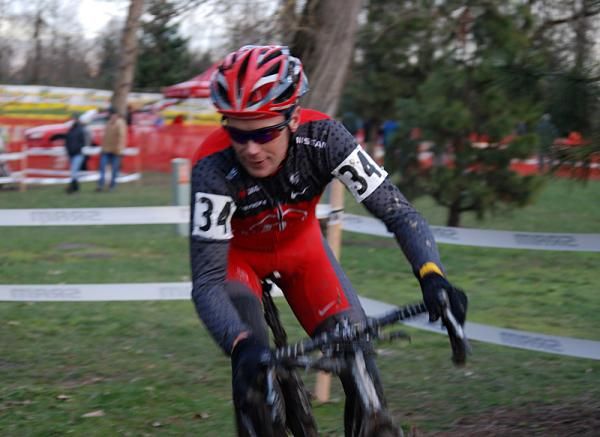 Chris Horner (Radioshack) dabbled with 'cross in Portland.