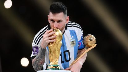 Lionel Messi, Argentina: 13 goals, 26 matches, five tournaments