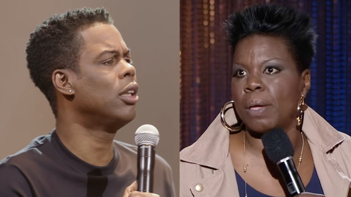 Chris Rock performing for Netflix&#039;s Chris Rock: Total Blackout, Leslie Jones doing standup for Russell Simmons Presents: The Ruckus