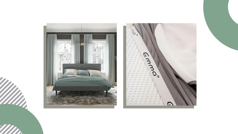 The Emma Premium mattress and Emma Mattress Protector, two of the products in the current Emma mattress sales