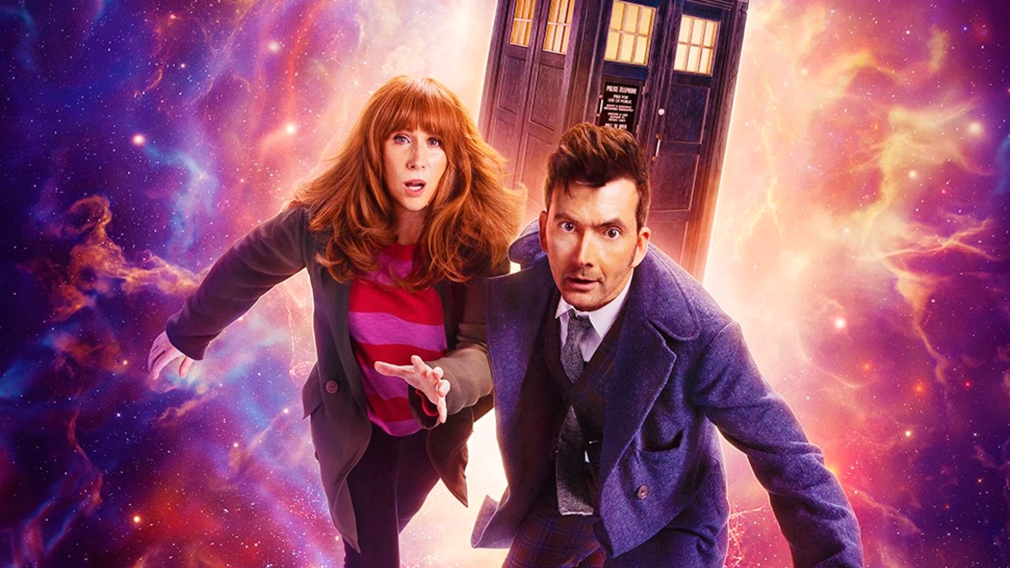 Catherine Tate und David Tennant im Poster zu Doctor Who: Star Beast
