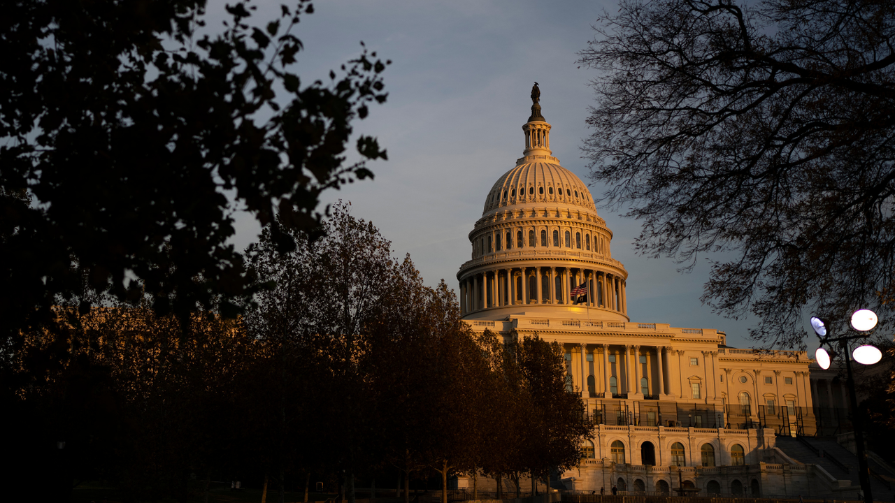 Capitol Hill at sunset