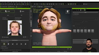 Animation of Lewis Capaldi in 3D software