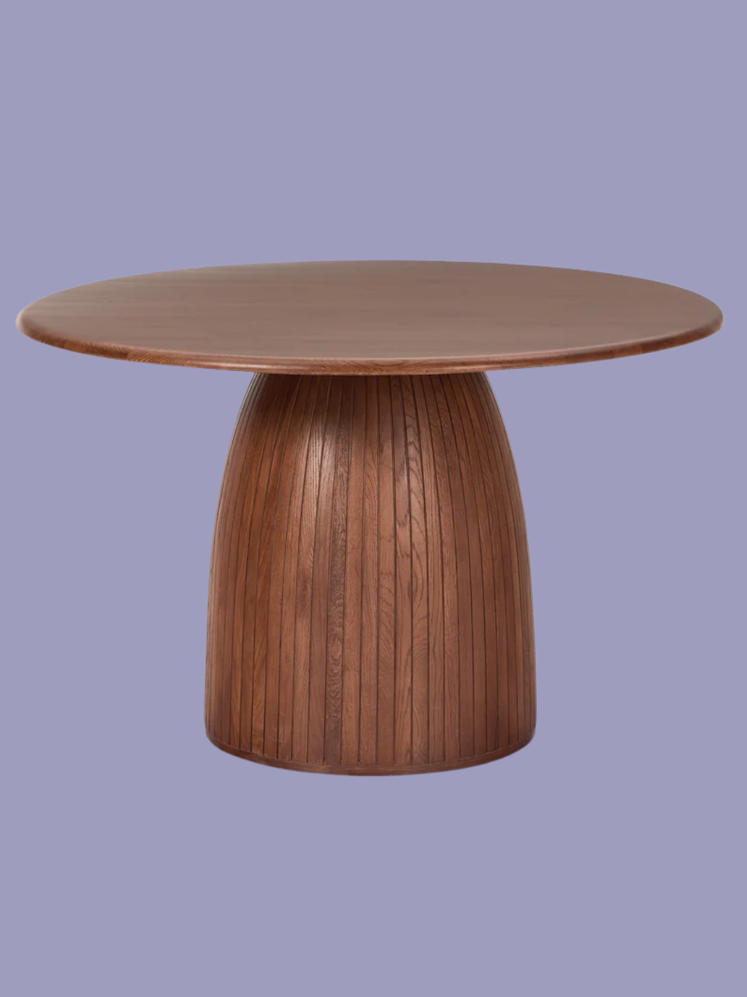 Westwing Collection, Round Dining Table Nelly With Groove Structure