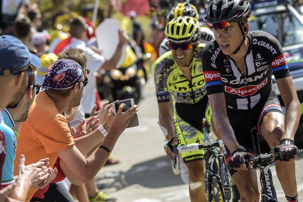 Warren Barguil and Alberto Contador