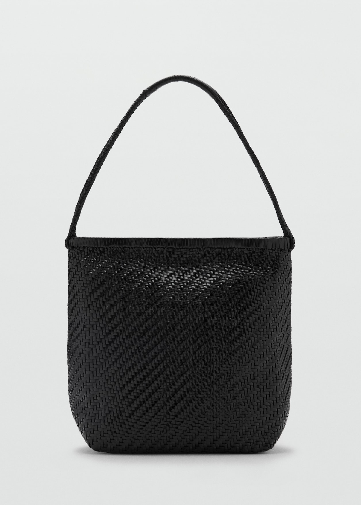 MANGO, Braided Leather Shoulder Bag - Women | Mango Usa