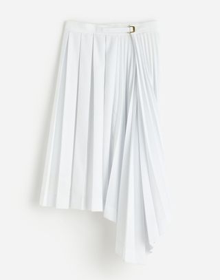 Madewell x Reluxe Fashion, Rok Midi Bekas Asimetris Celine Philo Sunray Pleat