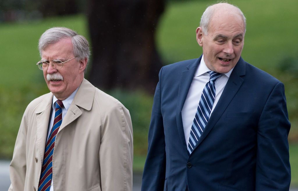 John Bolton and John Kelly.