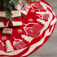 Christmas Village Embroidered Tree Skirt: $199 $149 (save $50) | Balsam Hill