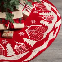 Christmas Village Embroidered Tree Skirt: $199 $149 (save $50) | Balsam Hill