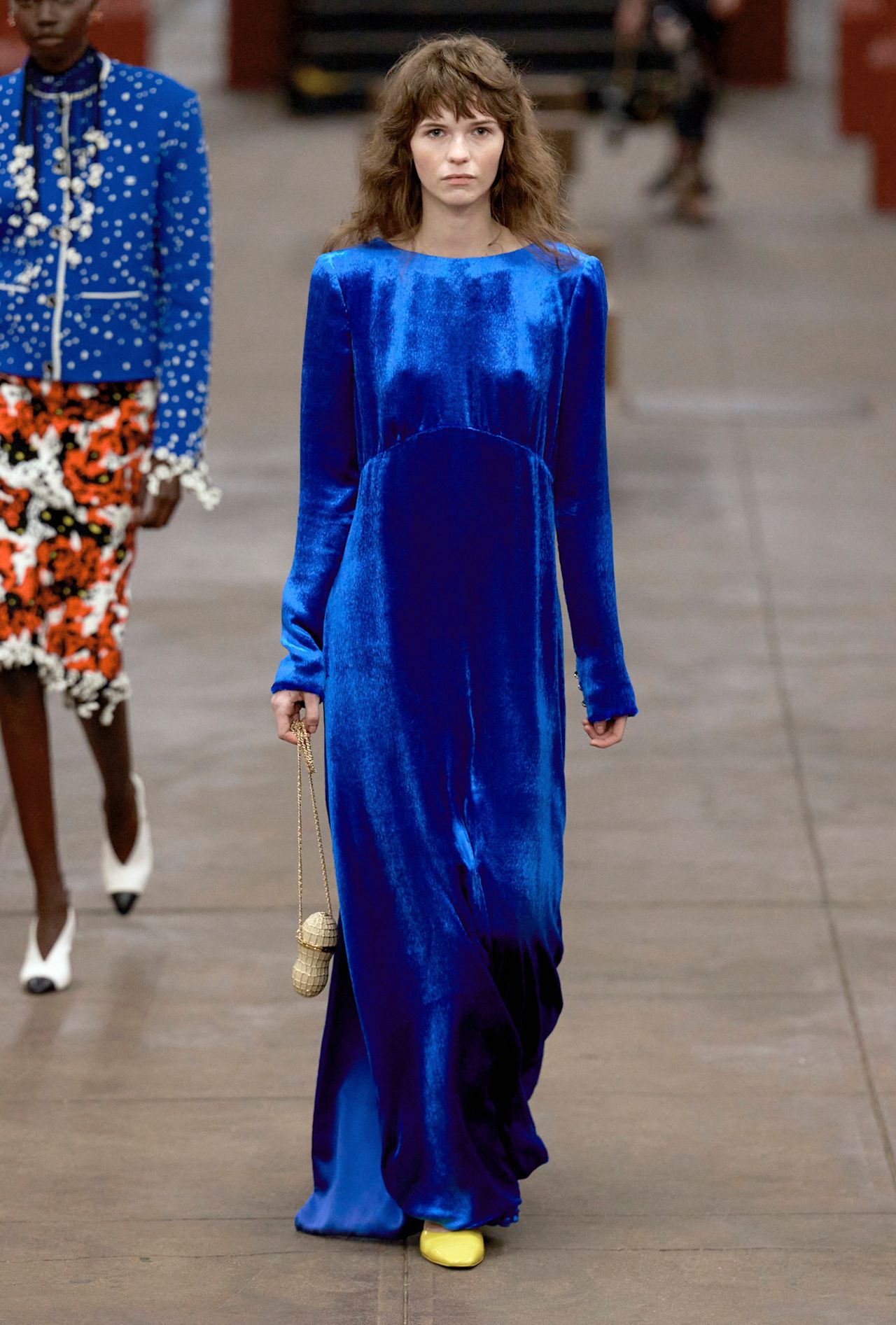 models walk the subway runway for the chanel metiers d'art 2026 show in new york city