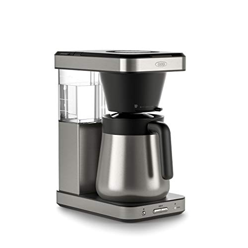 Oxo Brew 8-Cup Coffee Maker - Single-Serve &amp;amp; Carafe, Thermal Stainless Steel, Sca Certified