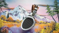 The HiFiMan HE1000 audiophile headphones. 
