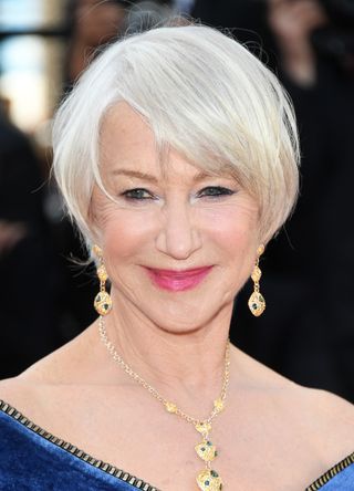 Helen Mirren attends the screening of "Girls Of The Sun (Les Filles Du Soleil)" during the 71st annual Cannes Film Festival at Palais des Festivals on May 12, 2018 in Cannes, France